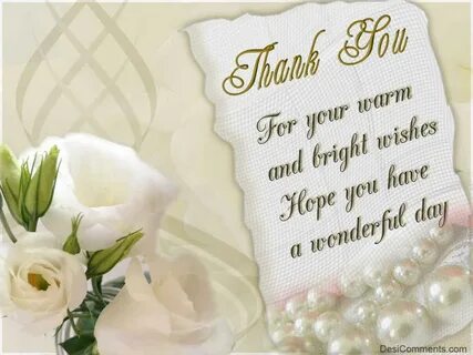 Thank you wishes