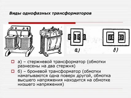 Виды трансформаторов