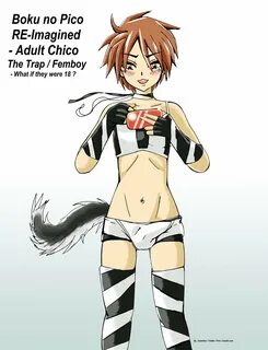 “Concept Art - Boku no Pico RE-Imagined - Adult Chico The Trap / Femboy - W...