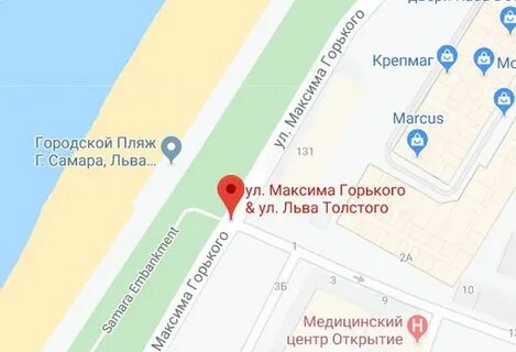 Садовая самара карта