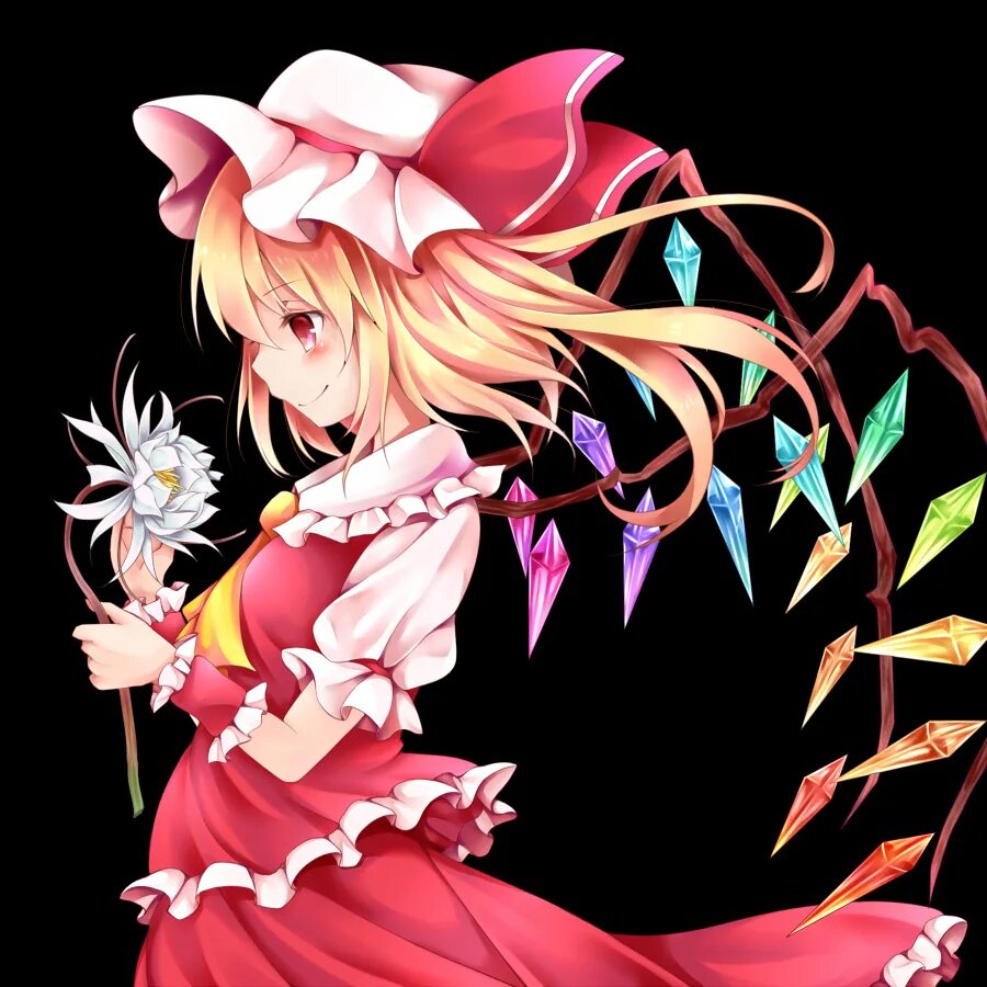 Flandre scarlet. Фландр Скарлет. Flandre Scarlet Black. Touhou Фландри. Touhou Project персонажи Flandre Scarlet.