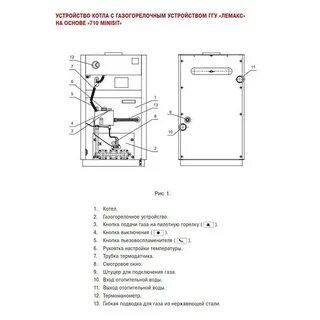 Газовые котлы лемакс устройство