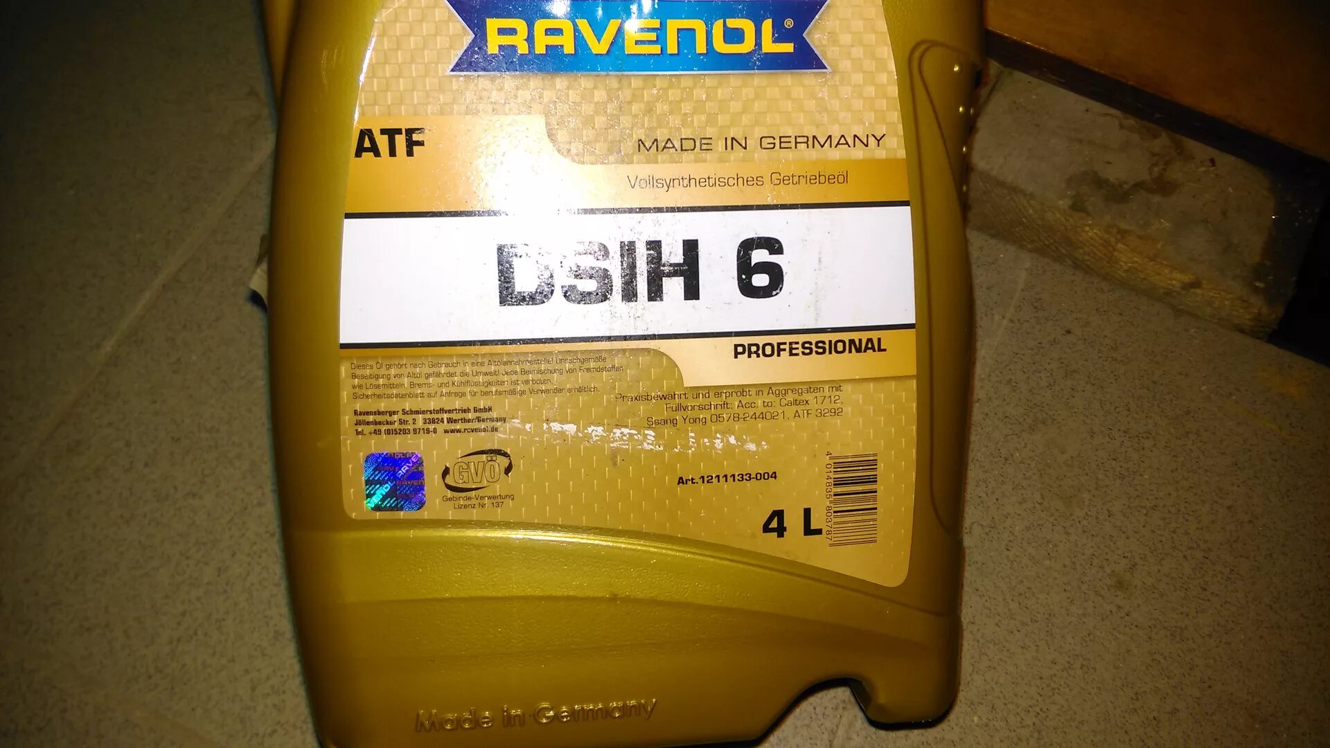 Масло АКПП Ravenol ATF. Ravenol ATF DSIH 6. Масло АКПП Ravenol ATF DSIH 6. Масло АКПП Актион Нью артикул. Масла ssangyong actyon new