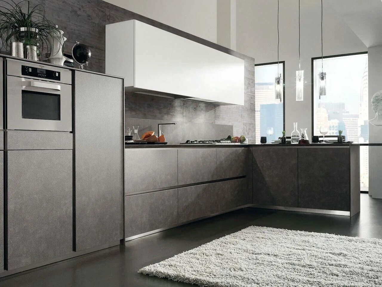 Грей тек. АГТ 390 Matt Stone кухня. AGT 390 Matt Stone Grey в интерьере. AGT 390 Matt Stone Grey кухни. Кухня угловая серый матовый Алвик.