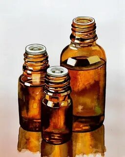 Стеклянная банка маслом