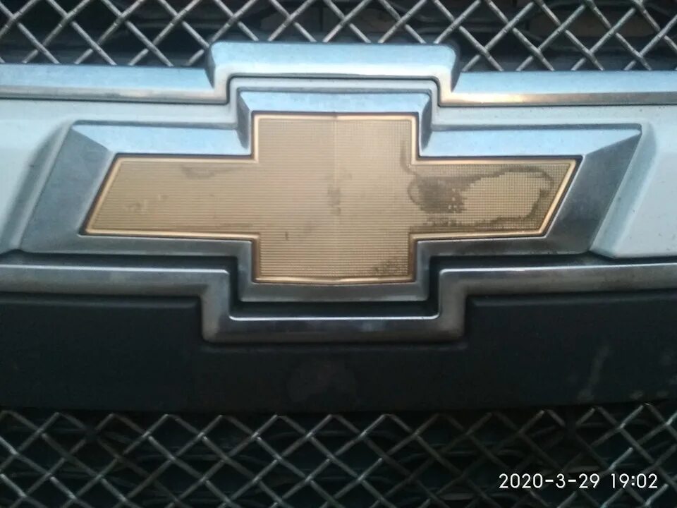 Знак шевроле - восстановление внешнего вида - Chevrolet Captiva (1G), 2,2 л, 201