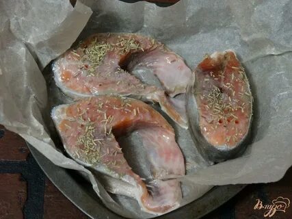 Головы горбуши в духовке