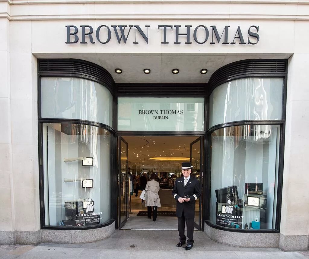 Brown shop. Brown Thomas. Dublin Braun Thomas. Том Браун магазины.