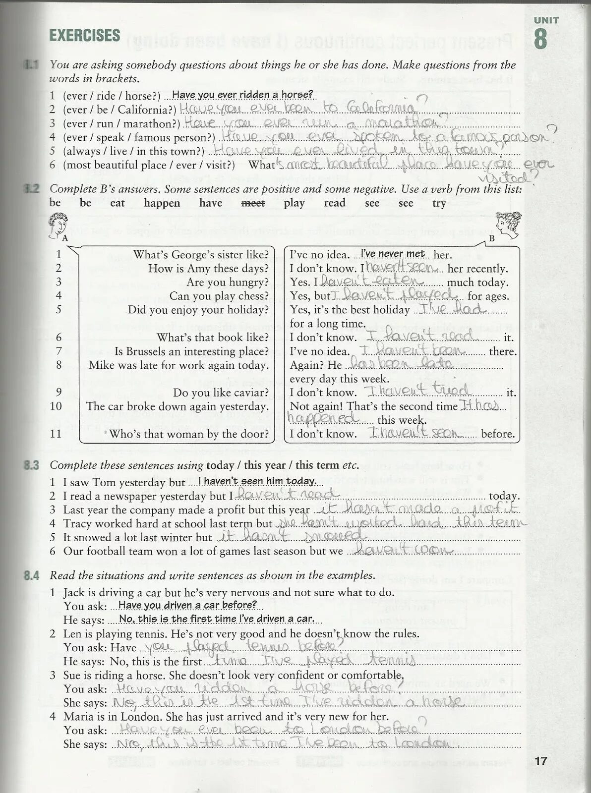 Cambridge b1 preliminary for schools book. Listen and check your answers. Use the following verbs ответы. Complete b s answers. Match the questions to the answers 5 класс.