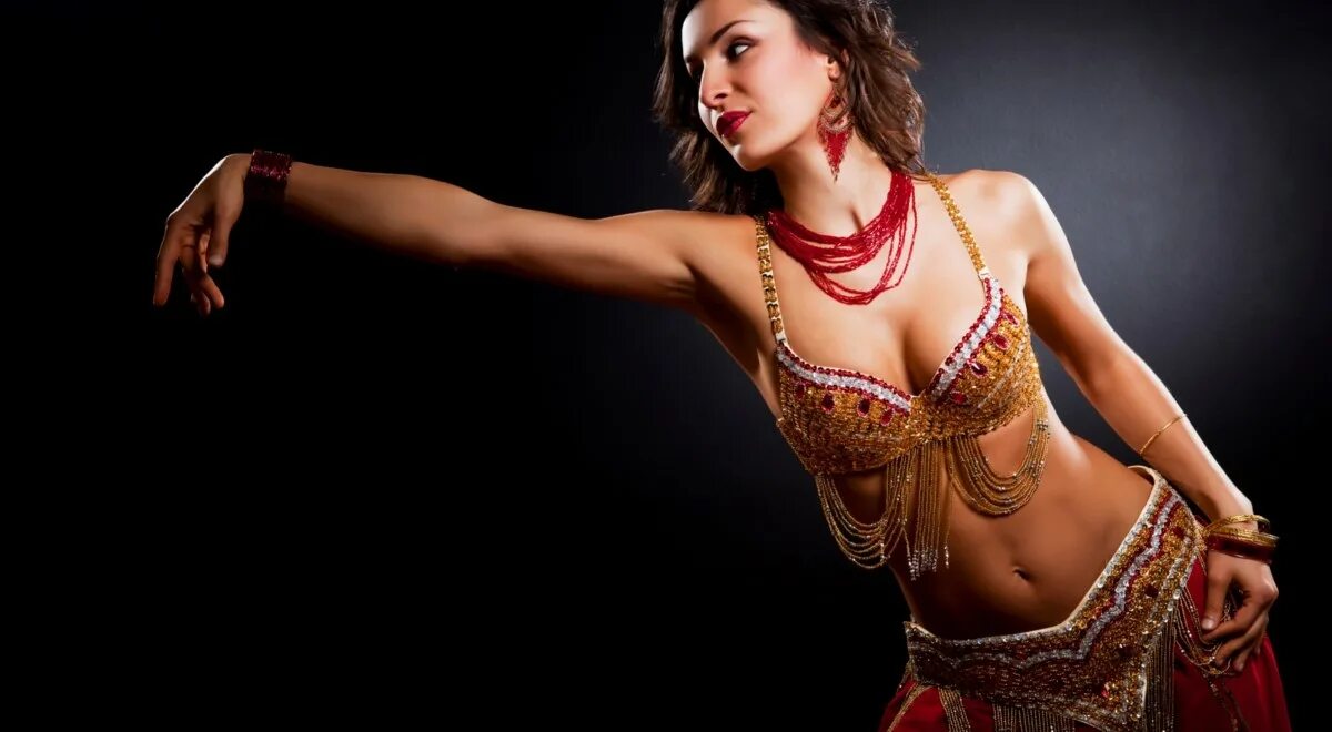 Arabic dancing girl