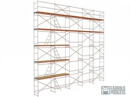 Установка инвентарных лесов