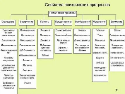 Свойства психического процесса речи