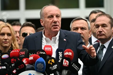 Turkish opposition candidate Muharrem Ince drops out of election race.