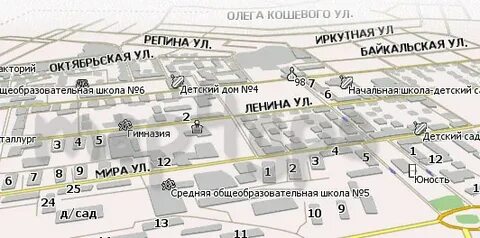 Карта шелехова