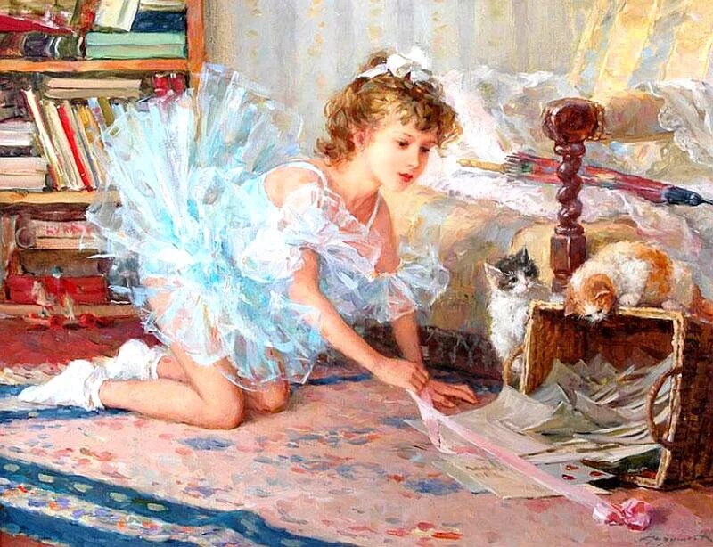 Разумова художник. Konstantin Razumov балетная живопись.