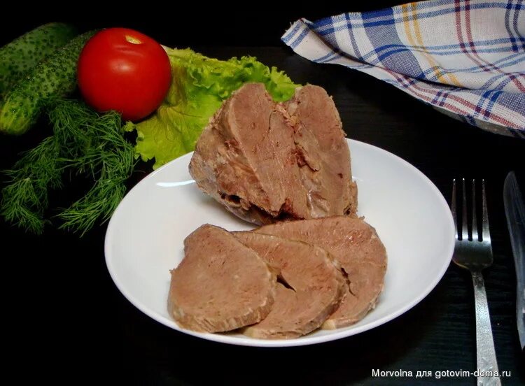 Отварной язык и отварное сердце * Субпродукты Страница 3