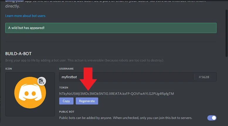 Bot token