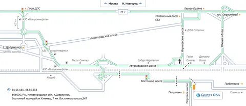 Карта автобусов дзержинск нижегородская область транспорт