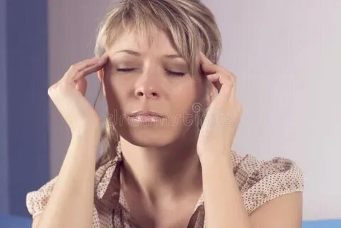 She has headache