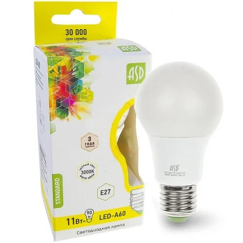 Лампы asd led a60. Лампа светодиодная asd led-standard, e27, a60, 11вт. лампа asd-a60-11w e27. лампа светодиодная лон a60 e27 7w(630lm) 4000к 4k asd standart. asd лампы светодиодные a60-11w.