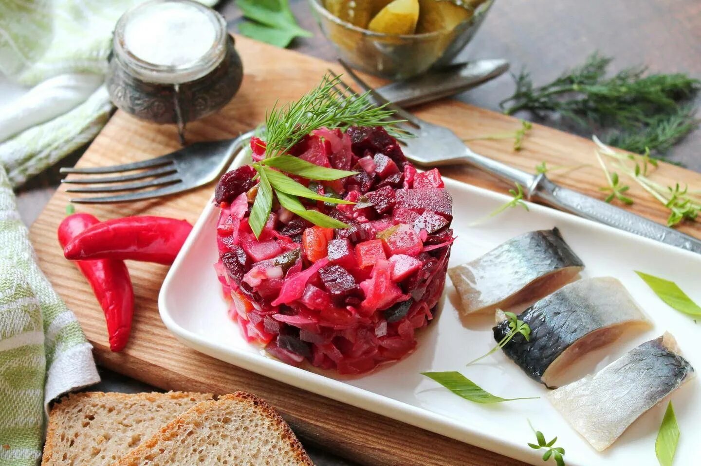 Рецепты винегрета разные