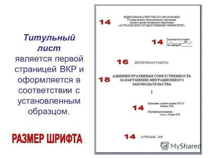 Каким шрифтом нужно писать проект 9 класс