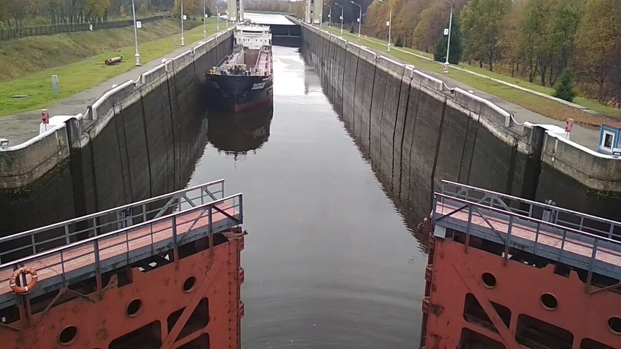 Икша 1. Шлюз на Обводном канале дамбы. Плотины канала имени Москвы. Канал им. Москвы (128 км). Шлюз 10 Нагатино.