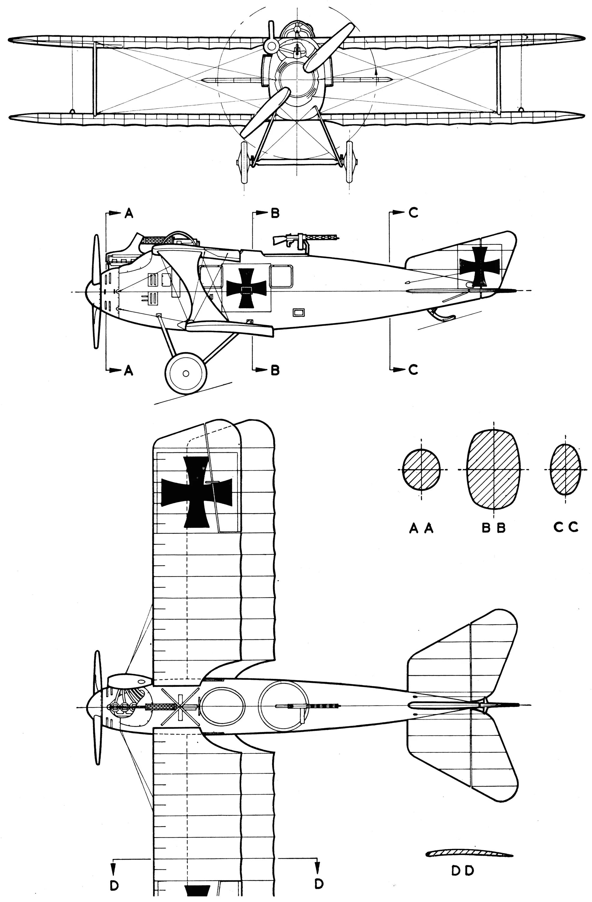 C ii ii ii 8. Самолет LFG Roland c.II. Roland c.2 чертежи. Биплан Albatros чертежи. Чертеж Albatros d5.