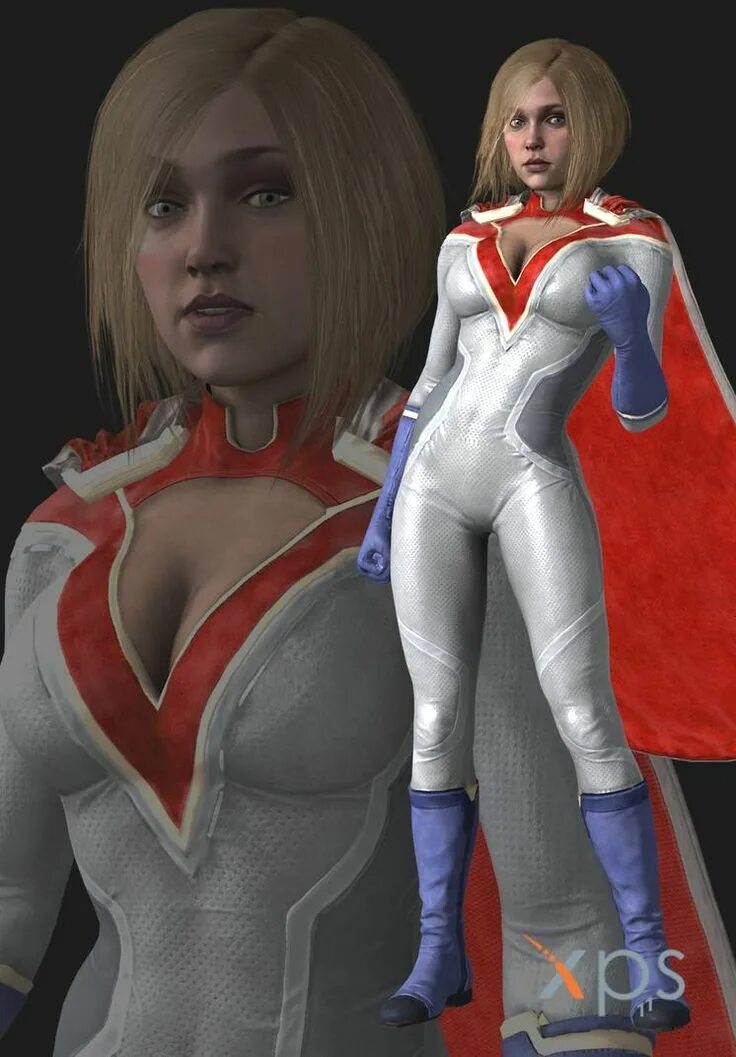 Injustice 2 Пауэргерл Голая