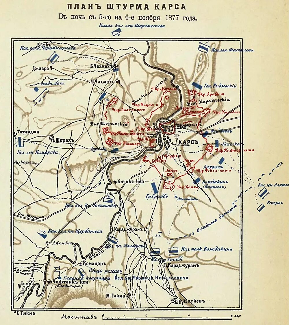 Крепость 1877 1878. Штурм Карса 1877. Взятие Карса 1855.