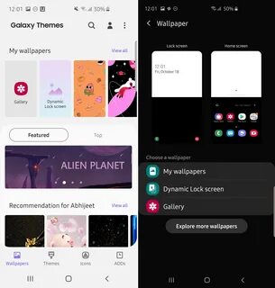 Главный экран one ui