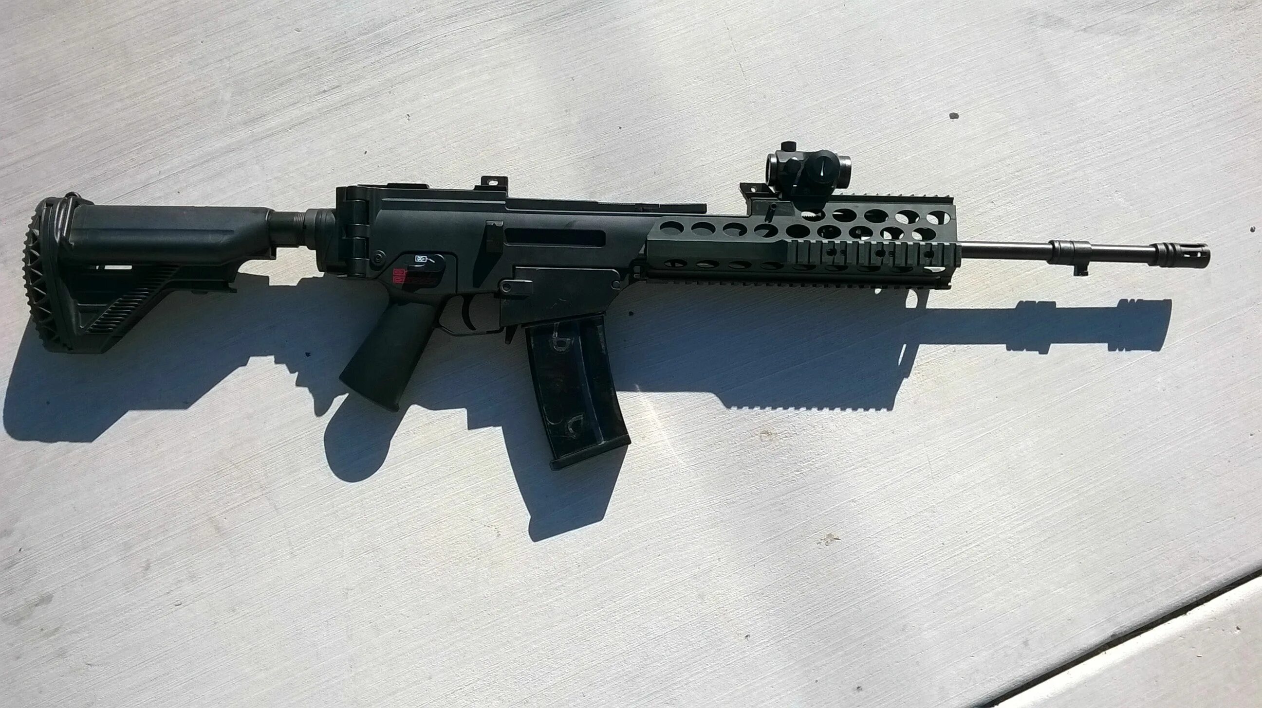 HK g36k Tuning. G36 Silencer. G36 Custom. G36 Airsoft.