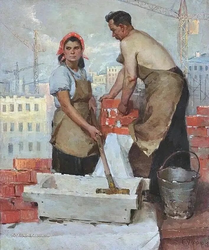 Нестандартный труд. Советская живопись.