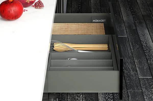 комплект ящика indigo h=90, l=500, отделка белая. ящики макмарт с рейлингами. комплект ящика l-450 h-175 makmart. ящики indigo макмарт. комплект ящика indigo h=90, l=500, отделка белая.