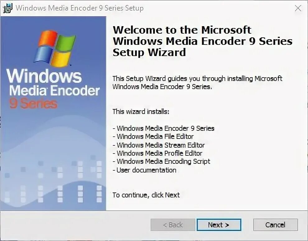 Media encoder не установлен. Media encoder не установлен