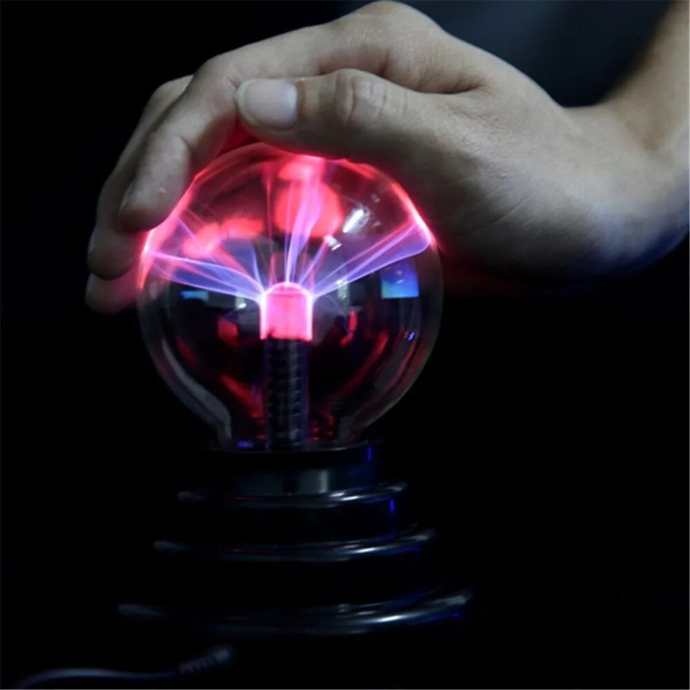 Плазменная лампа "шар Тесла". Магический шар Plasma Light. Волшебный шар - Magic Ball. Шар Тесла Тесла шар.