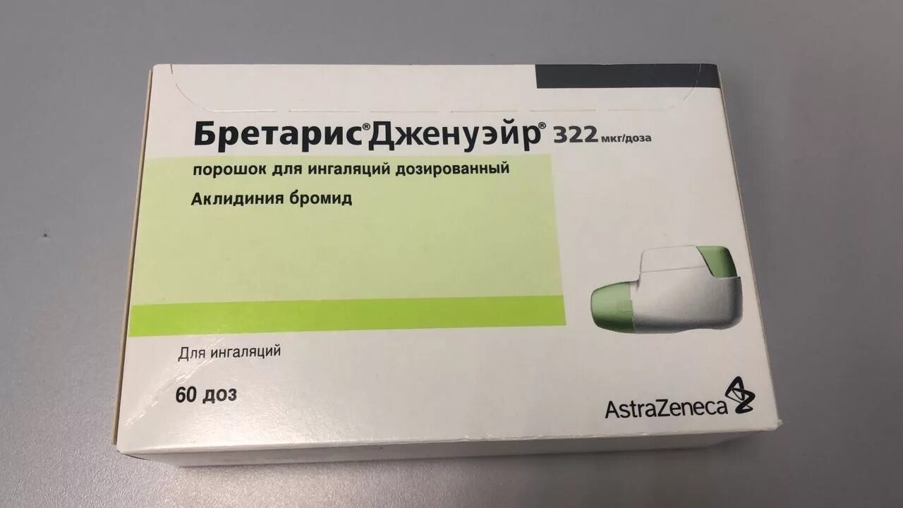 Аклидиния бромид формотерол. Бретарис Дженуэйр. Аклидиния бромид ингалятор. Бретарис Дженуэйр 60 доз.