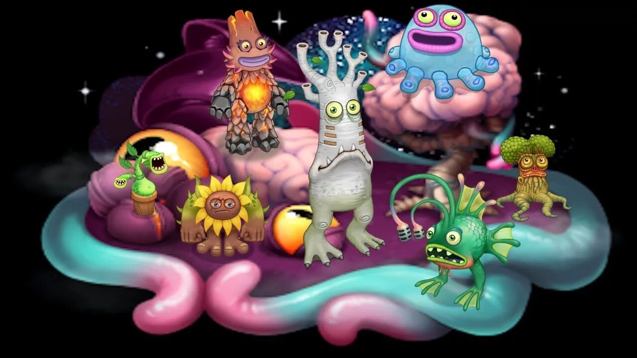 Вублины Брамп. Май сингинг Монстер. Монстры из my Sing Monsters. My singing Monsters монстры. Скрещивания монстров в my sing monsters