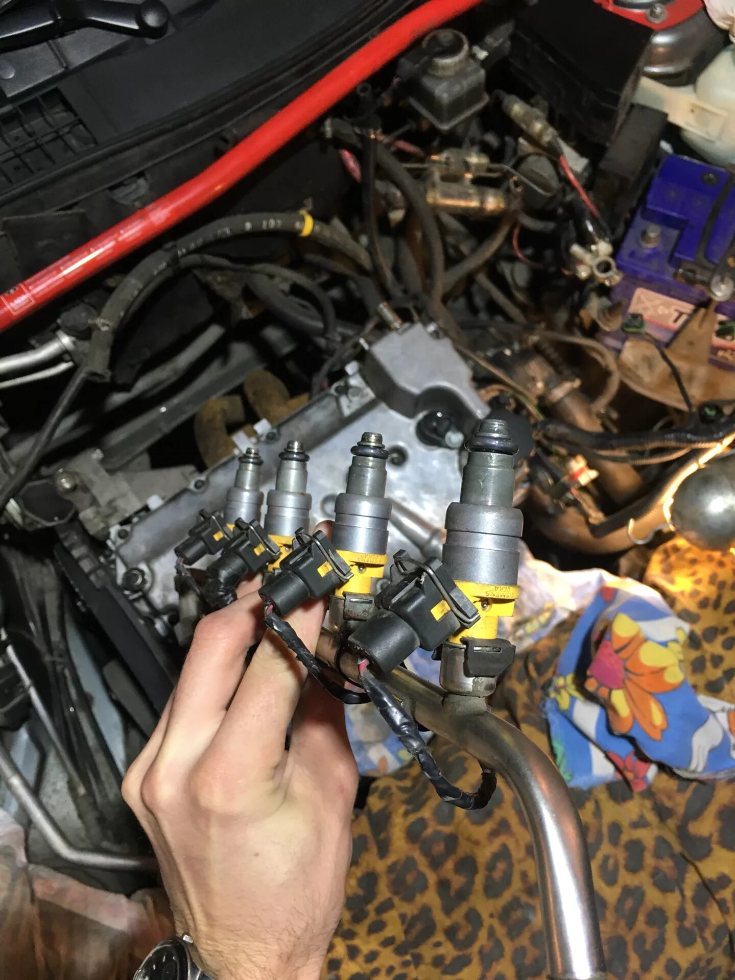 Чистка топливных форсунок - Lada Приора хэтчбек, 1,6 л, 2008 года плановое ТО DR