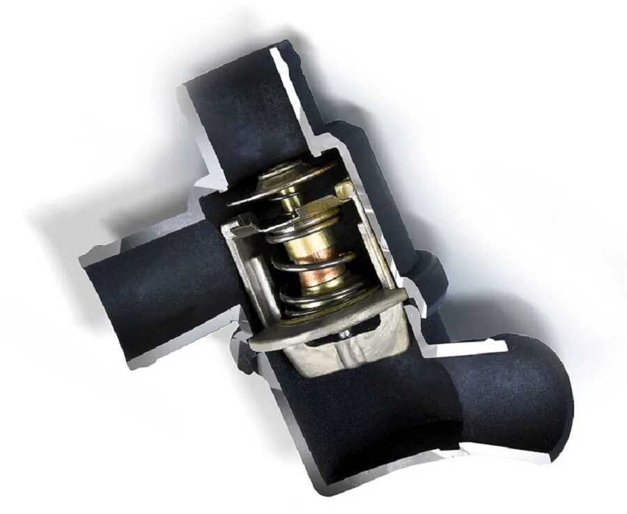 двухклапанный термостат. малый круг термостата ваз 2107. одноклапанный термостат. термостат устройство и принцип работы схема. термостат системы охлаждения двигателя.