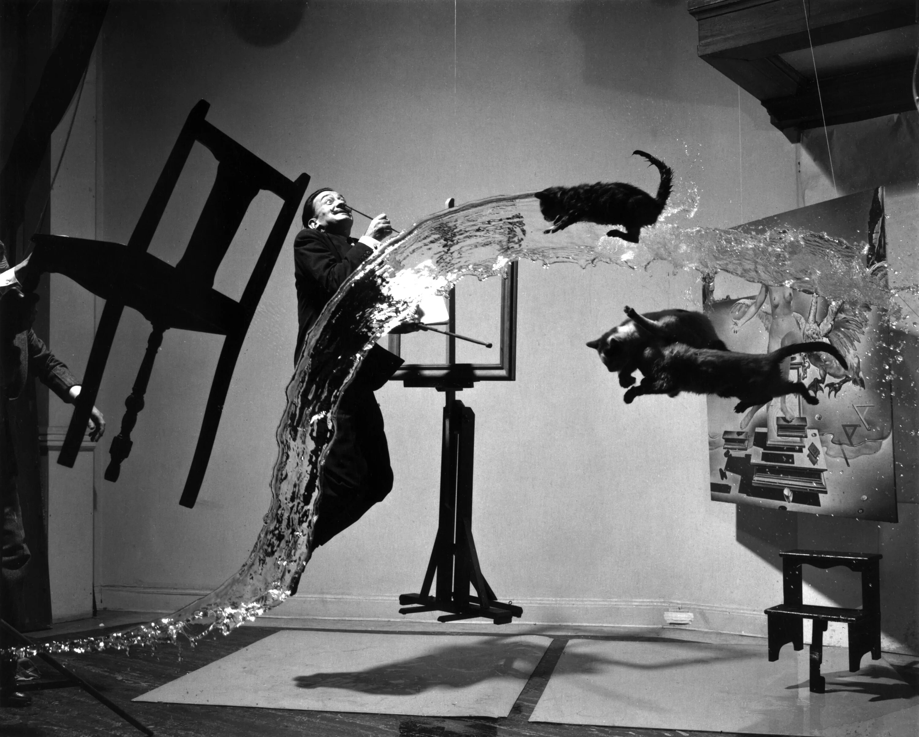 Гипногогия. Сальвадор дали, Philippe Halsman, 1948..