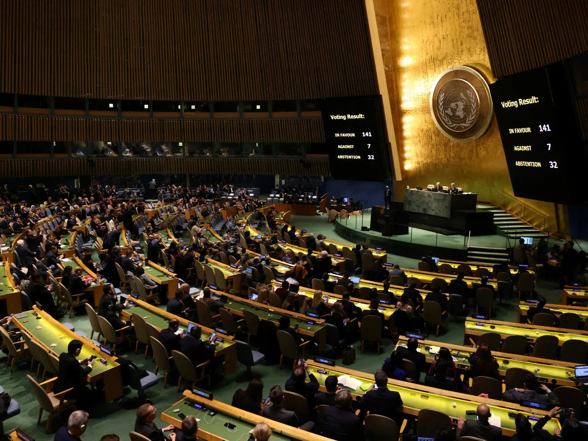 Решение оон по украине. 76-Й сессии Генассамблеи ООН. Генеральная Ассамблея ООН 1987 год. Ассамблея ООН 2014.