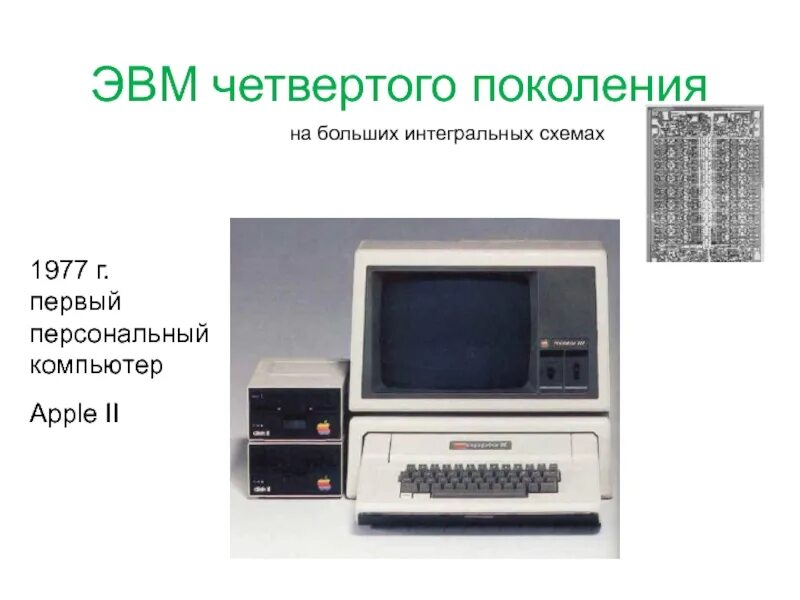 Поколение ЭВМ 4 поколение. Четвертое поколение ЭВМ Apple 1. Компьютеры на интегральных схемах. ЭВМ разных поколений. Эвм 1 2 3 поколений