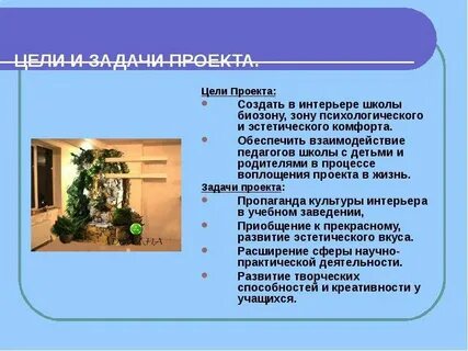 Цель дизайн проекта