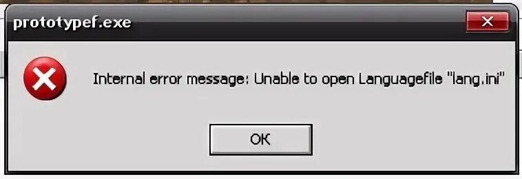 Message unable