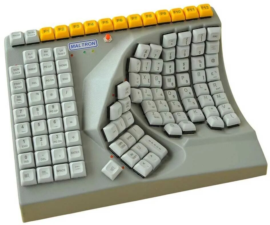 Несмотря на клавиатуру. Клавиатура Maltron. Клавиатура Maltron 3d Ergonomic Keyboard. Maltron: $920. Нестандартные клавиатуры.