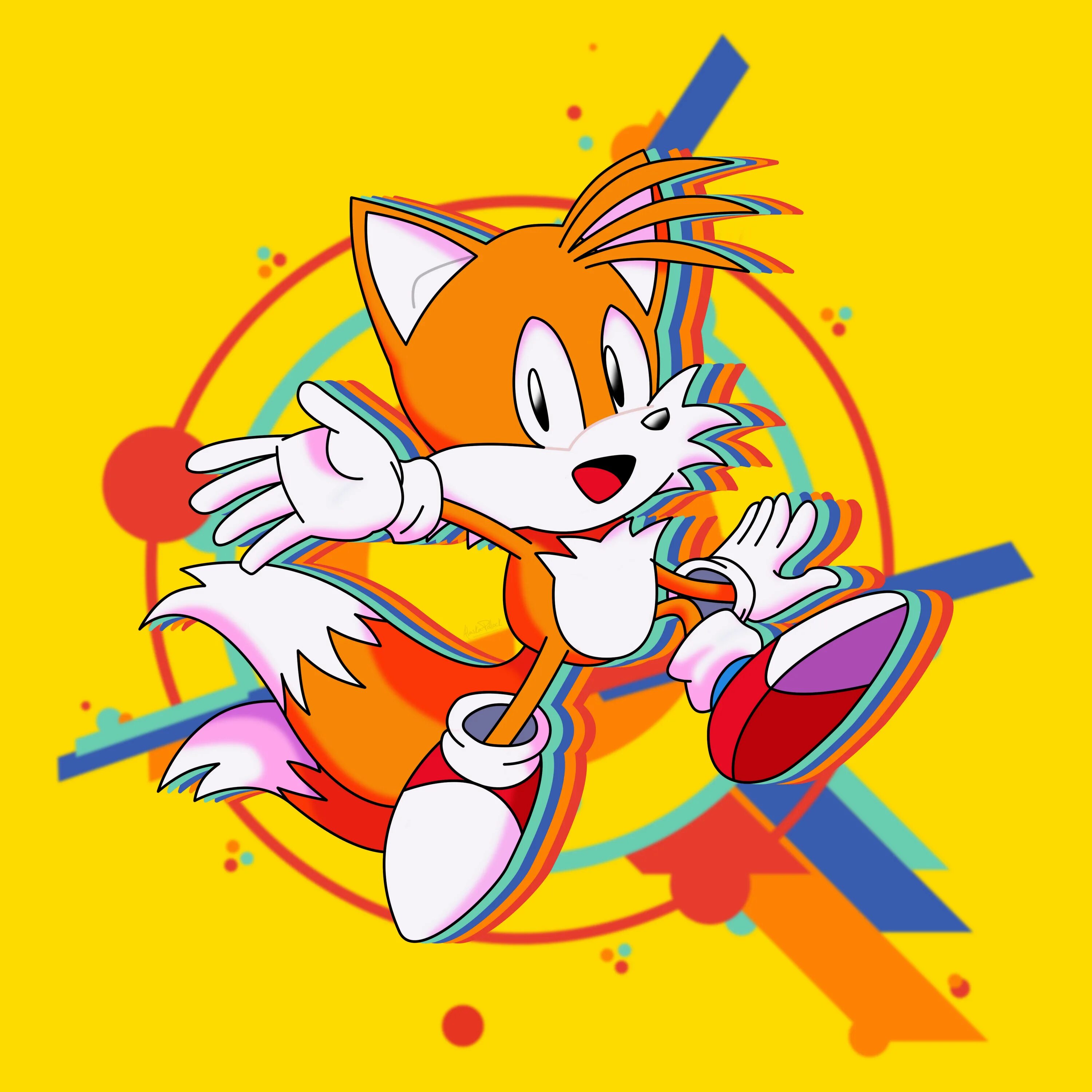 Tails mania. Соник мания тейлз и соник. Соник mania tails. Sonic mania tails. Обои соник мания.