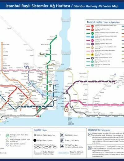 Метро стамбула схема 2024