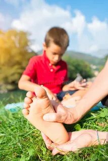 Children feet video