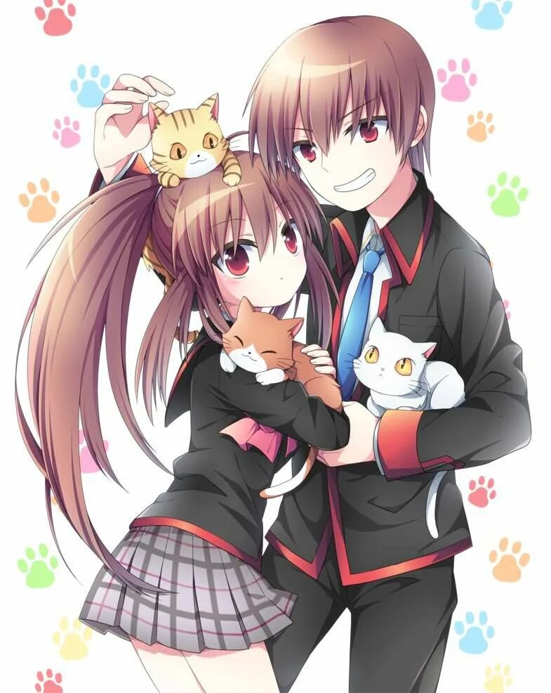 Младшая сестра любит старшую. Маленькие проказники Рин. Little Busters Rin Natsume and Kyousuke. Little Busters Rin Natsume. Маленькие проказники Нацуме Рин.